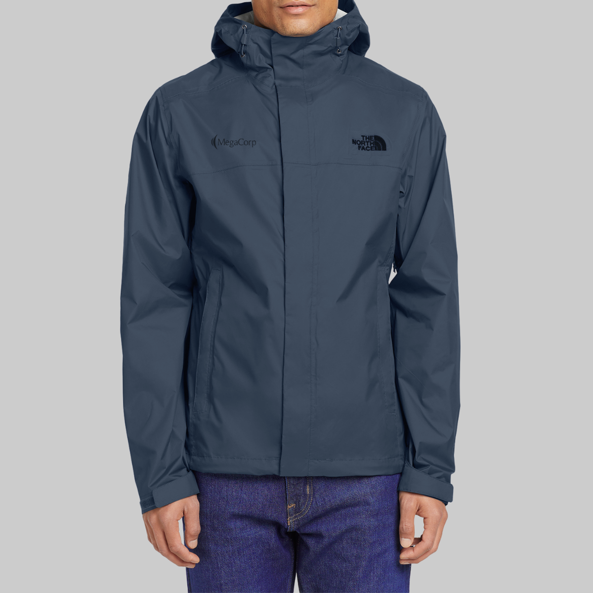 Men's Northface Rain Jacket - Navy