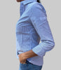 Cutter & Buck Blue & White Stripe Button Down