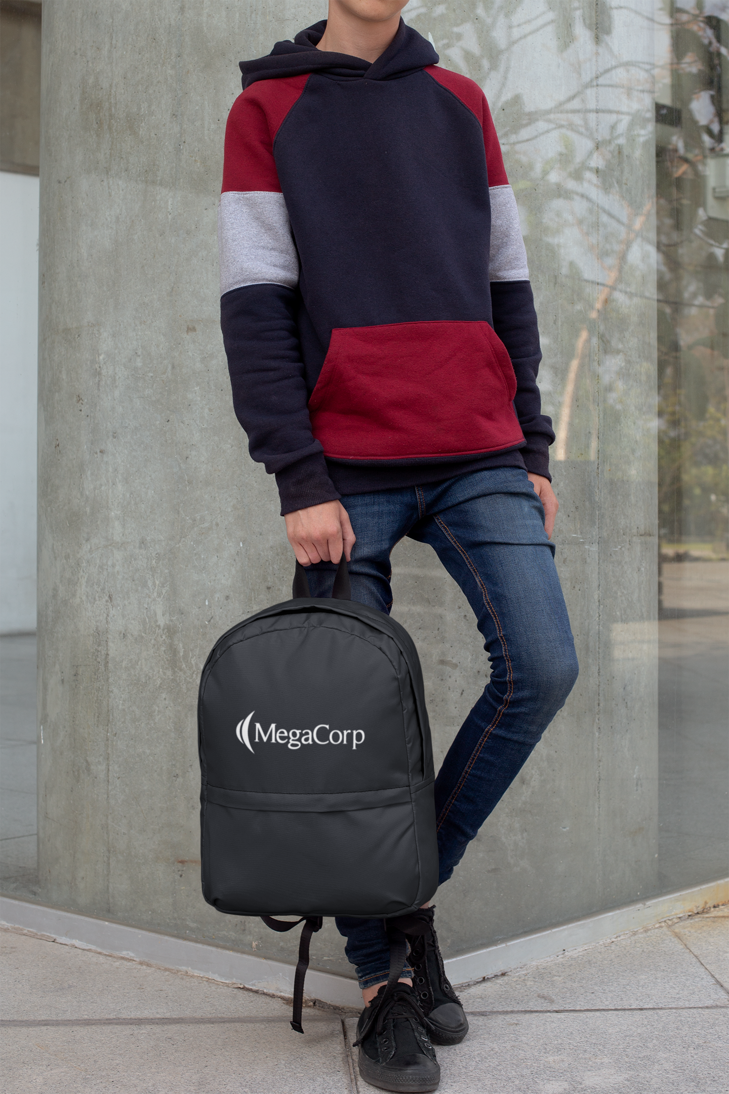 Laptop Backpack - Grey - 15"