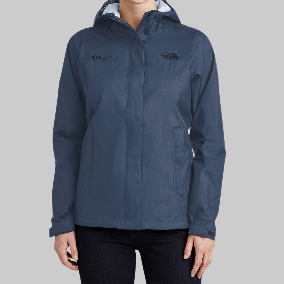 Navy Northface Rain Jacket - Womens