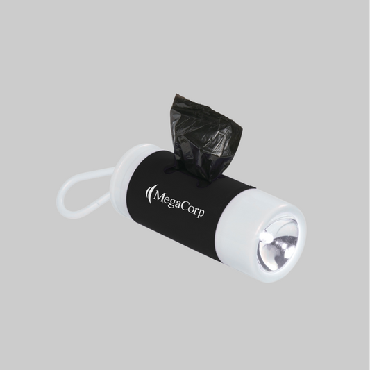 Dog Bag Dispenser With Flashlight