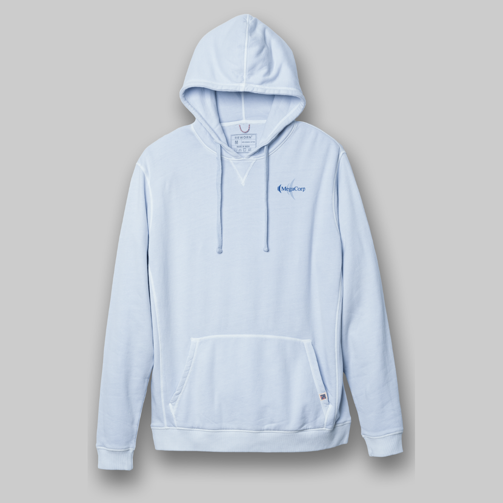 Light Blue Reworn Hoodie