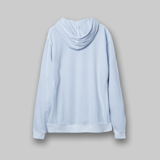 Light Blue Reworn Hoodie