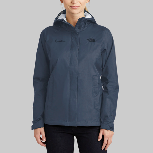 Womens' Navy Northface Rain Jacket