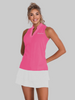 Women's Sleeveless Dry-fit Polo V Neck