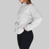 Grey Mockneck Pullover