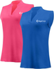 Women's Sleeveless Polo V Neck