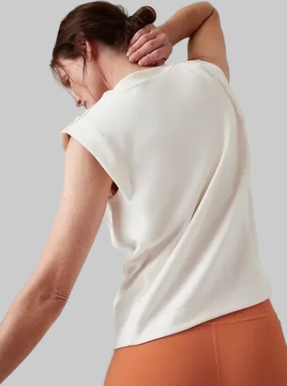 Athleta Seasoft Tank Sweatshirt