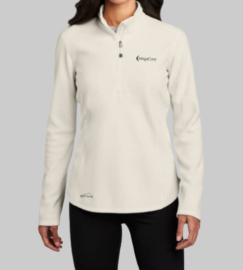 1/4 Zip Eddie Bauer Microfleece Ladies