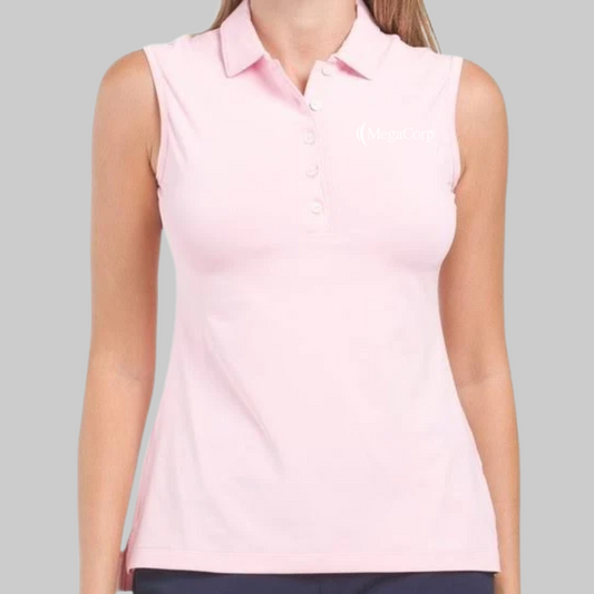 Pink Peter Millar Polo