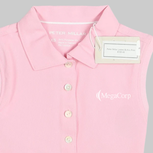 Pink Peter Millar Polo