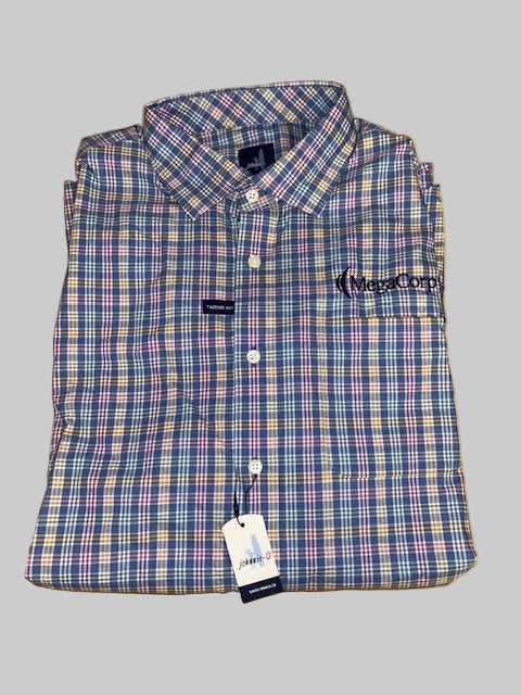 Plaid Johnnie O Button Up Shirt