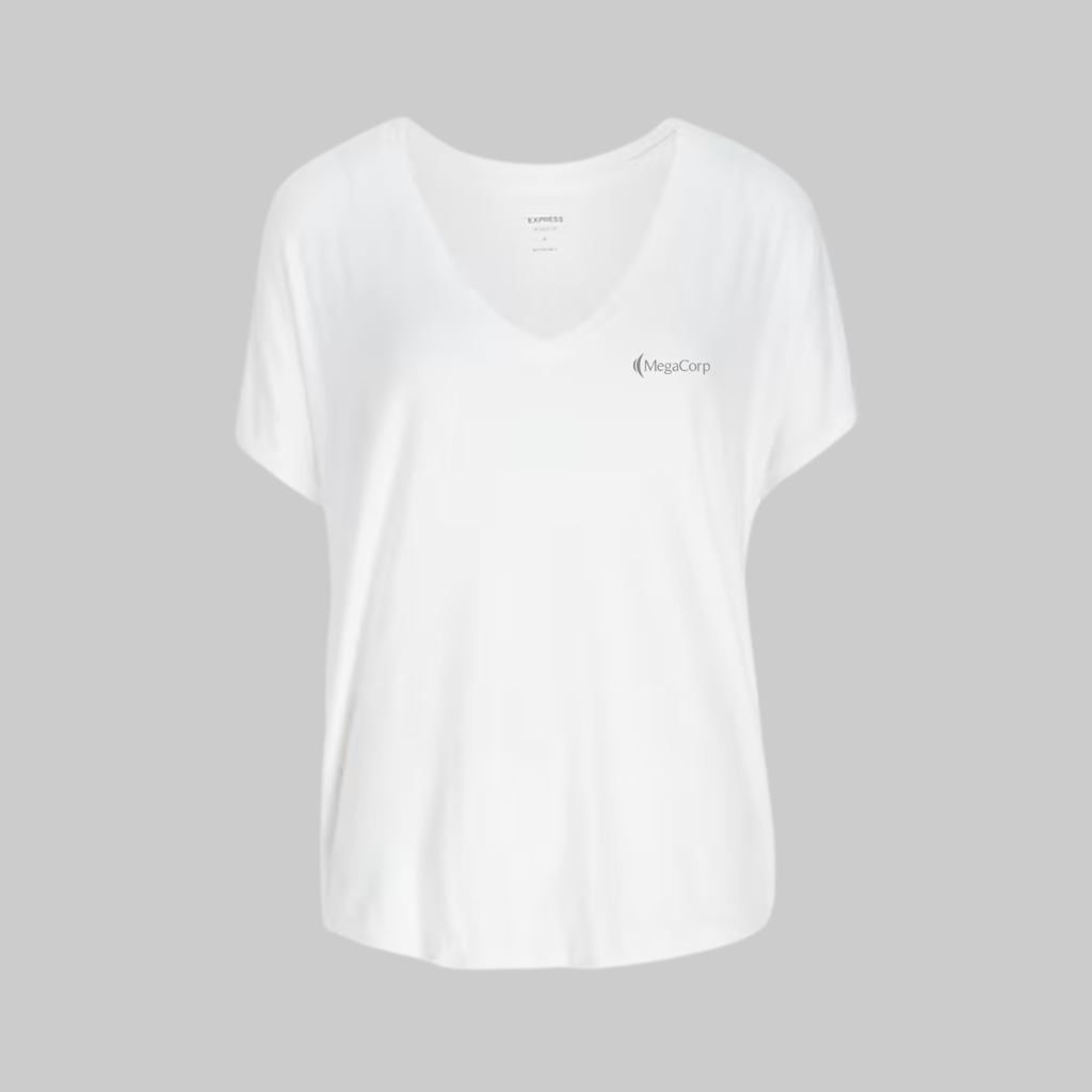 White Flowy T-Shirt