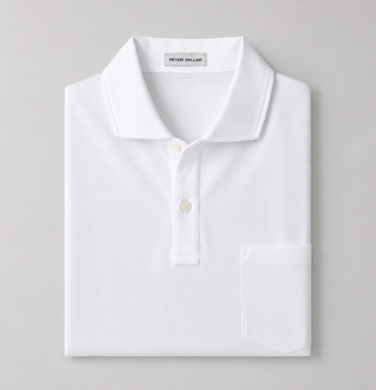 Peter Millar Everyday Pique Polo - White