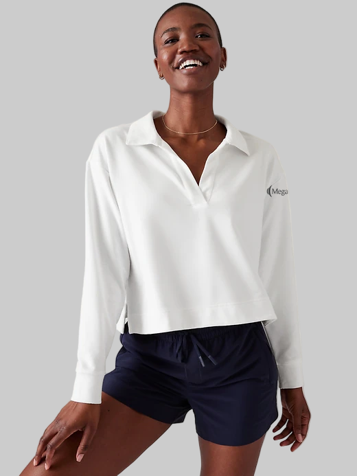 MegaCorp Retroterry Polo Sweatshirt