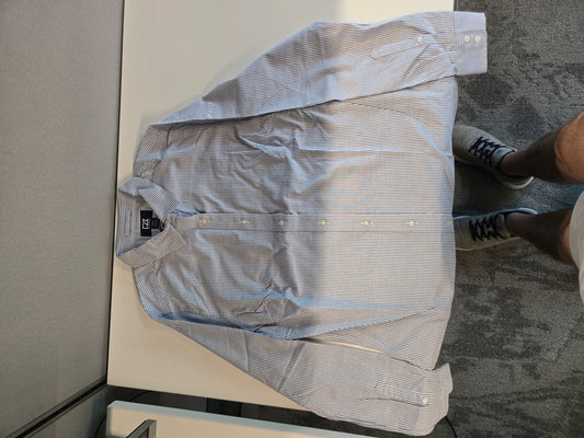 Cutter & Buck Purple & White Stripe