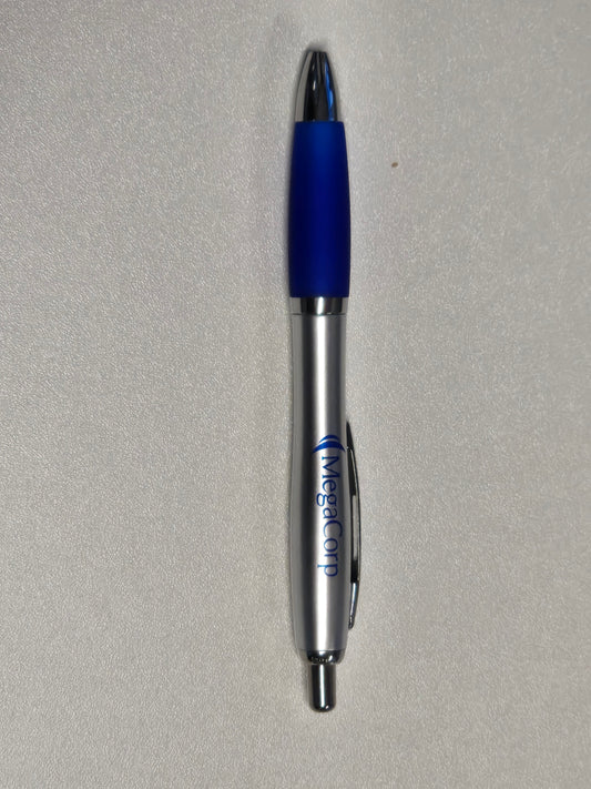 Ion Silver Pen w/ Blue Ink