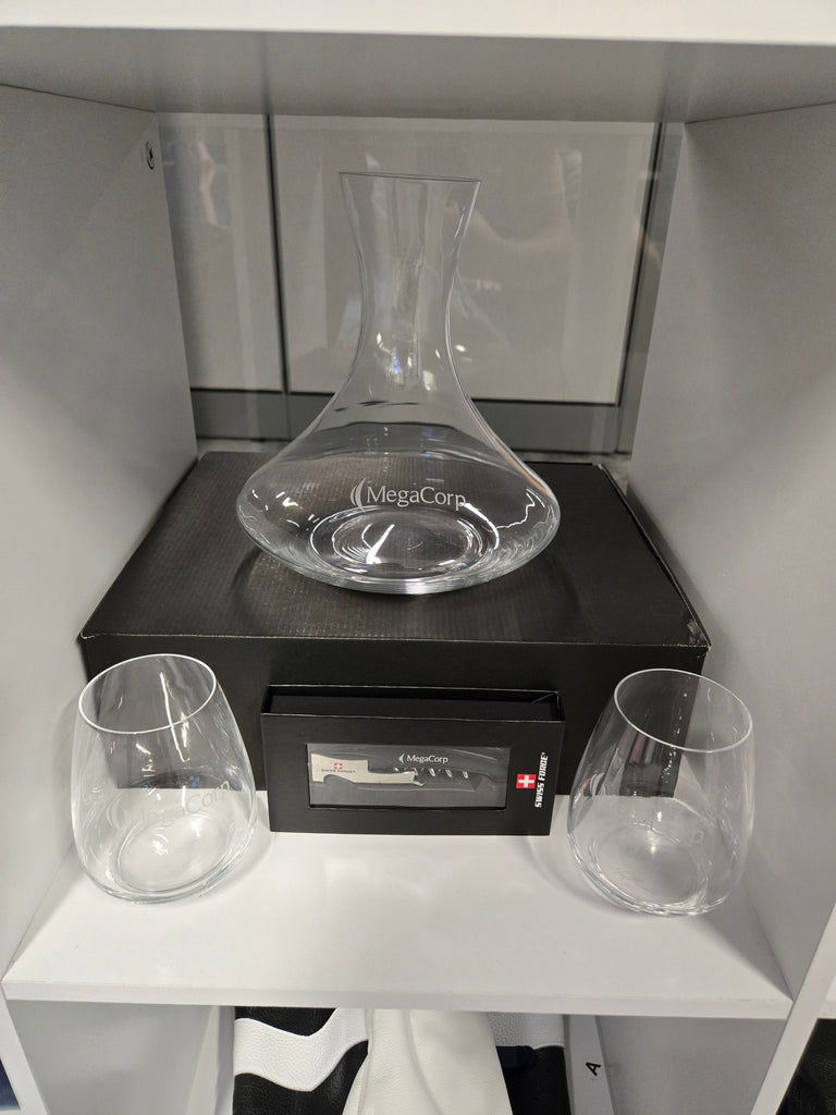 14oz Wine Glass Set & Opener
