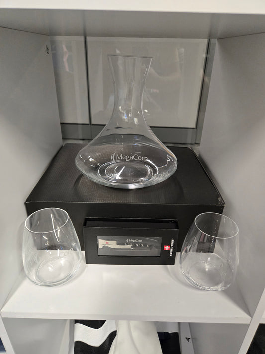 14oz Wine Glass Set & Opener