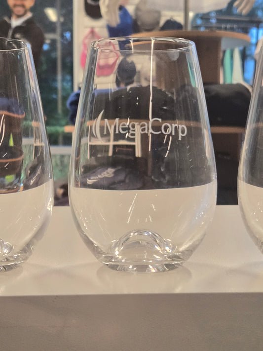 White & Red Wine Glasses, Set of 4