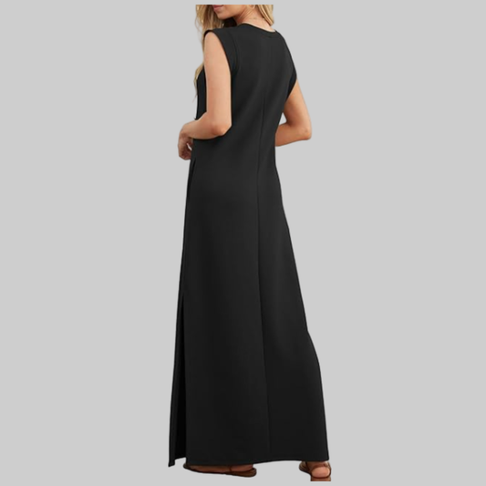 Black Loose Maxi Dress